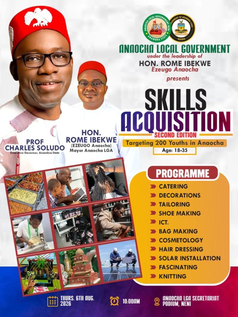 Anaocha Mayor Ibekwe Kicks Off Second Edition Of Skills Acquisition Programme, As Over 750 Register