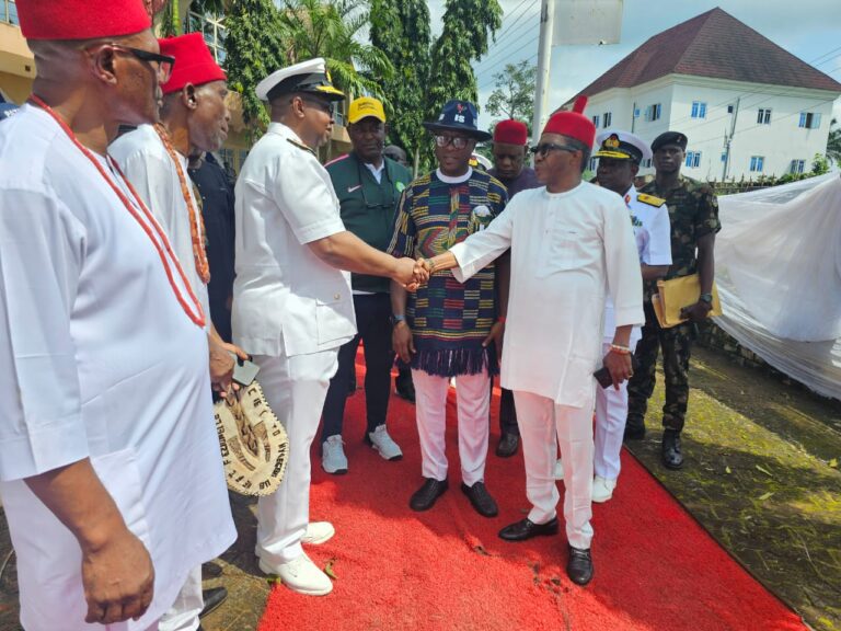 Mefor, Agha Mba, Nwankwo Commend Rear Admiral Anakwe As Navy Commissions Multipurpose Sports Arena In Eziowele